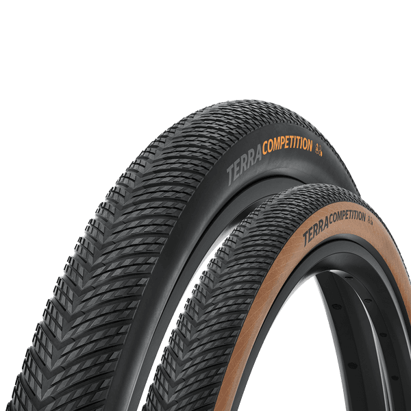 Continental Terra Competition Race Rapid 40mm tread pattern