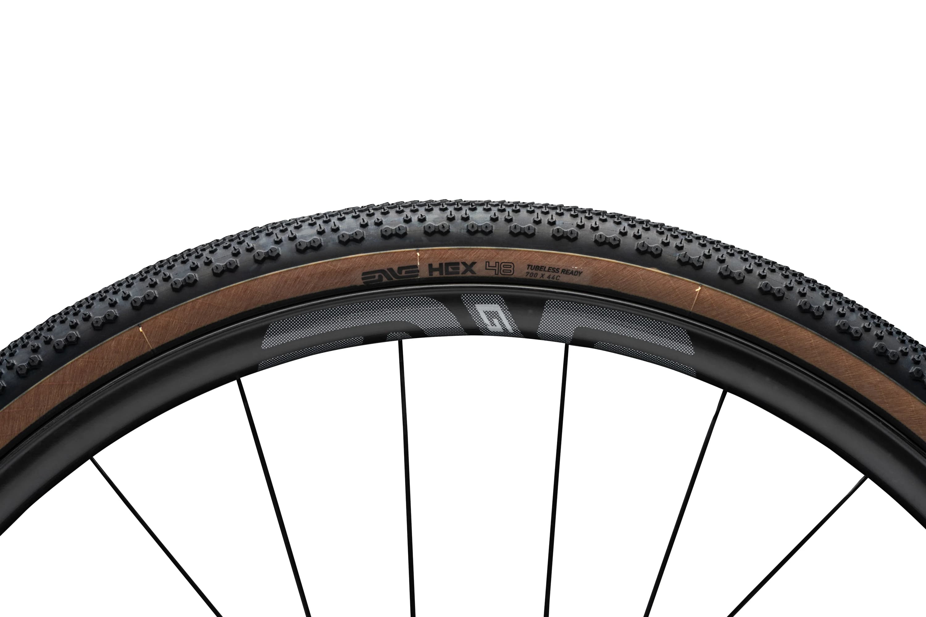 Enve Hex Race 48mm tread pattern