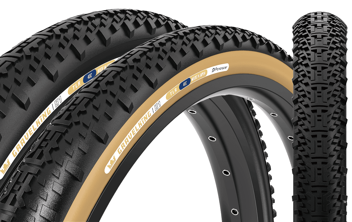 Panaracer GravelKing X1 40mm tread pattern